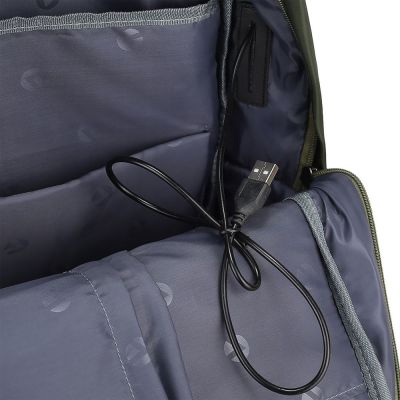 Рюкзак для ноутбука B165, зеленый-12