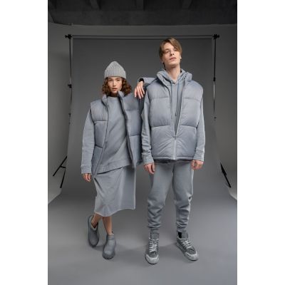 Жилет двусторонний V2, серый-0