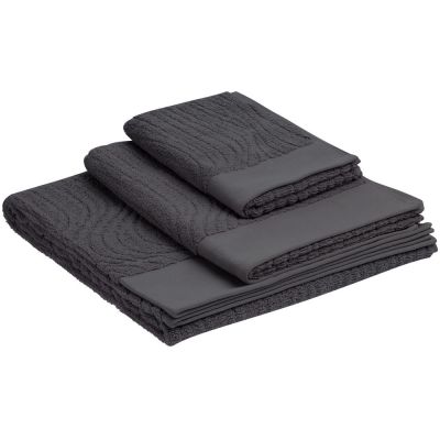 Полотенце New Wave, большое, серое-4