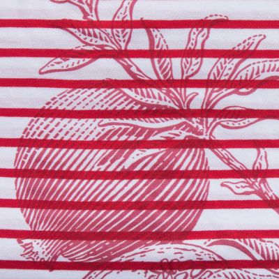 Футболка женская Grand Granat, белая с красным-2