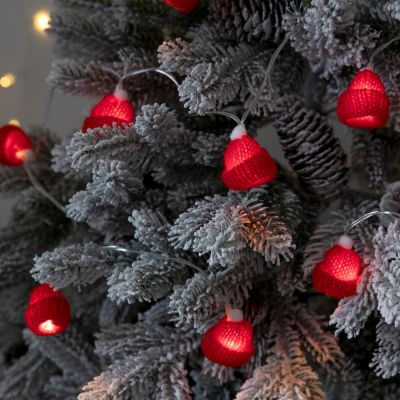 Гирлянда Cosy Poms, красная-0