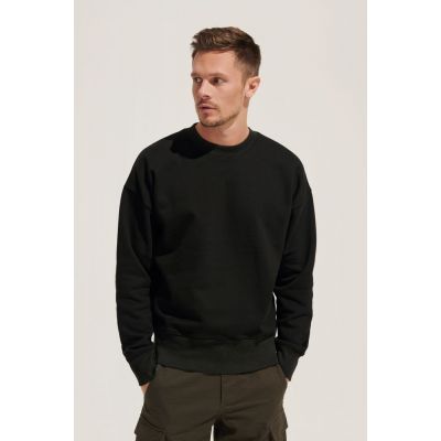 Свитшот унисекс Authentic, черный-3