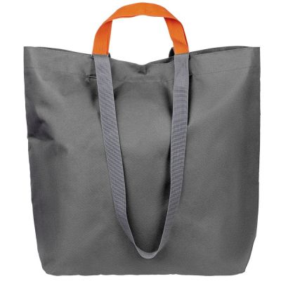 Шопер Sensa, серый с оранжевым-1
