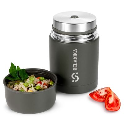 Термос для еды Relaxika 700, хаки-6