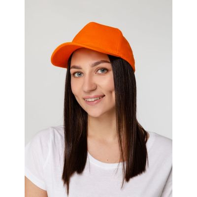 Бейсболка Standard, оранжевая-5