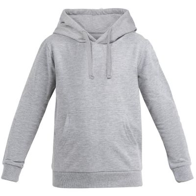 Толстовка с капюшоном детская Kirenga Kids, серый меланж-0