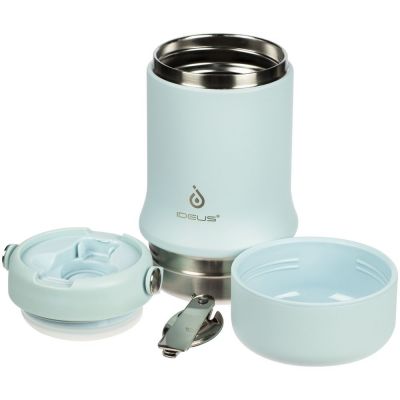 Термос для еды Tabenodo, голубой-8