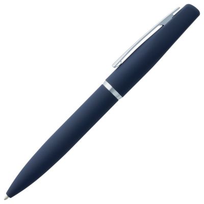 Ручка шариковая Bolt Soft Touch, синяя-1