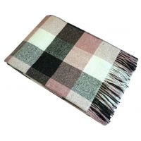 Плед Dublin, серо-розовый