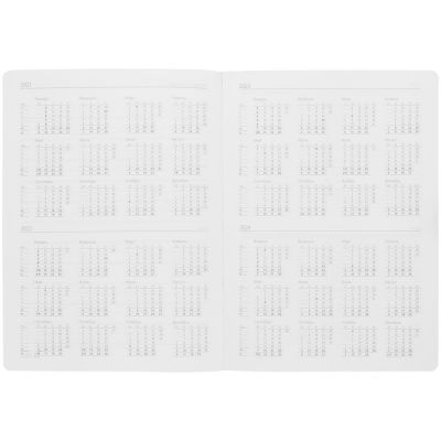 Еженедельник Lucky, недатированный, светло-синий-5