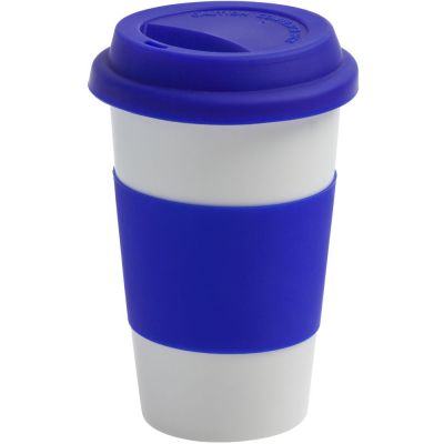 Стакан с крышкой FarFor, синяя-0