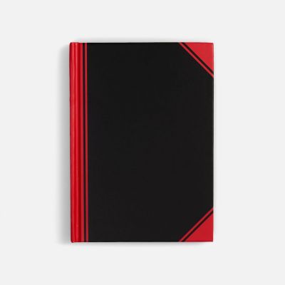 Блокнот Accenti Mini, черный с красным-1