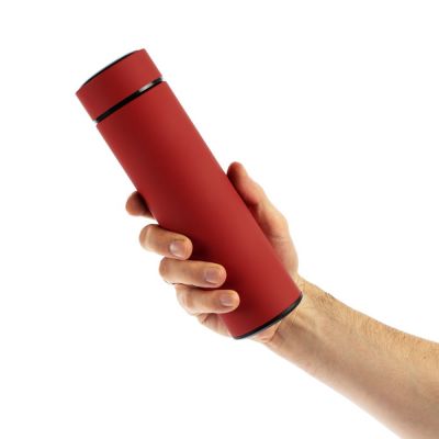 Термос с ситечком Percola, красный-7