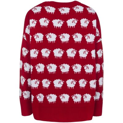 Свитер оверсайз на заказ Tricksy Net, полушерсть-4