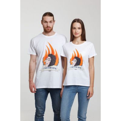 Футболка «Глаголом жечь», белая-4