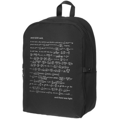 Рюкзак «Да будет свет» со светящимся принтом, черный-1