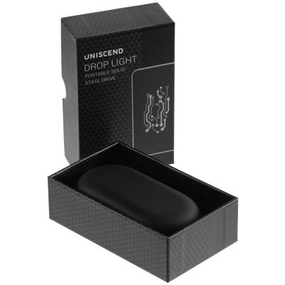 Внешний SSD диск Drop Light, с подсветкой гравировки, 256 Гб-9