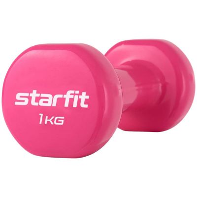 Гантель Heracles 1 кг, розовая-1