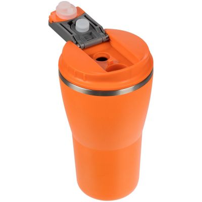 Термостакан Sapporo без логотипа, оранжевый-6