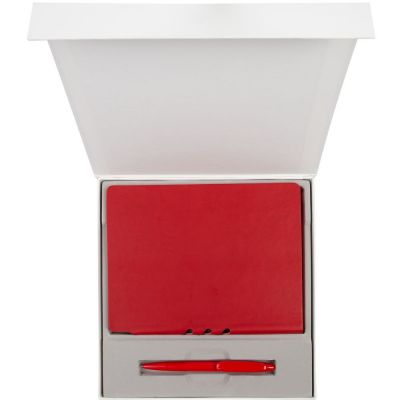 Коробка Memoria под ежедневник и ручку, белая-1