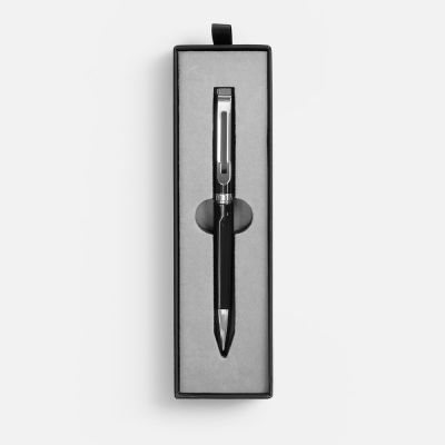 Ручка шариковая Phase, ver.2 в футляре, черная-1