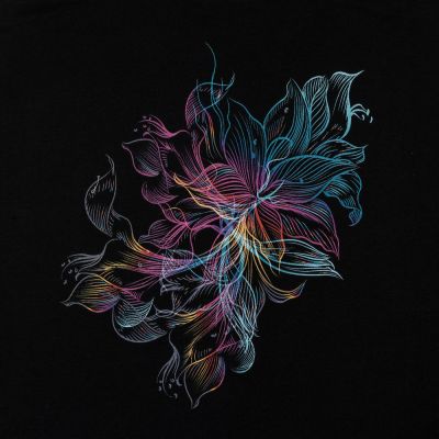 Майка женская Vibrance, черная-2