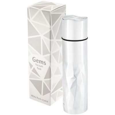 Термос Gems White Rock Сrystal, белый горный хрусталь, уценка-4