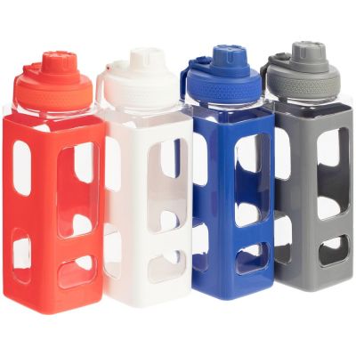 Бутылка для воды Square Fair, синяя-6