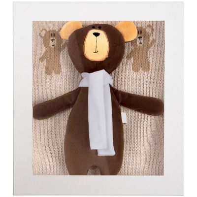 Набор детский с мишками Beastie Toys, бежевый-1