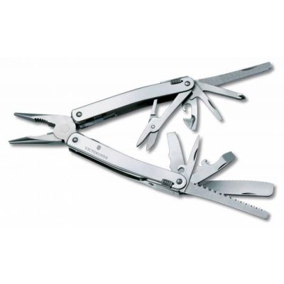 Мультитул SwissTool Spirit XC с поворотным механизмом, в кожаном чехле-1