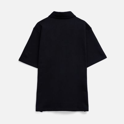 Рубашка поло унисекс Tiimi, черная-1