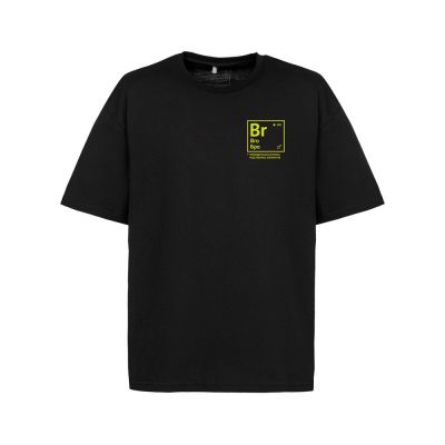 Футболка оверсайз «Бро», черная-3