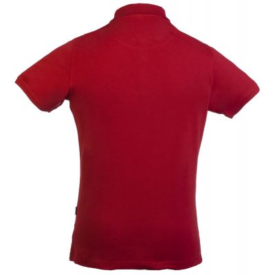 Рубашка поло стретч мужская Eagle, красная-1