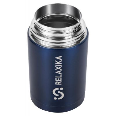 Термос для еды Relaxika 1000, темно-синий-3