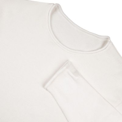 Лонгслив унисекс Siluetti Fuori, молочно-белый-2