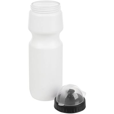 Бутылка для велосипеда Bikescape, белая с черным-2