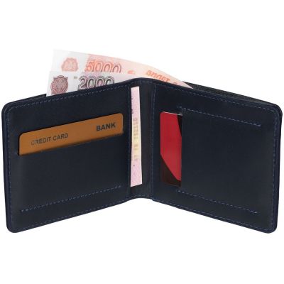 Портмоне Remini, темно-синее-4