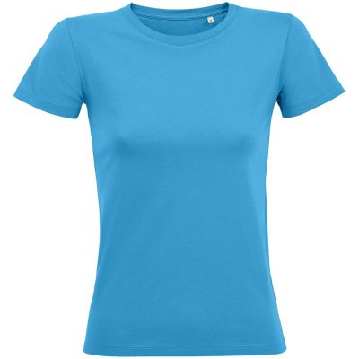 Футболка женская Regent Fit Women, ярко-бирюзовая-0
