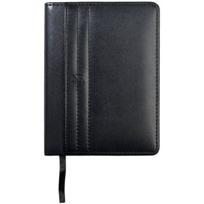 Набор Club: блокнот А6 и ручка, черный-1