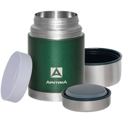 Термос для еды в чехле «Арктика 800», зеленый-2