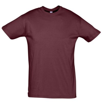 Футболка унисекс Regent 150, бордовая-0