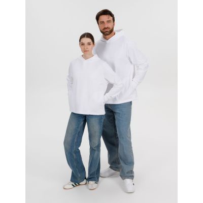 Худи унисекс Morfiss, белое-12