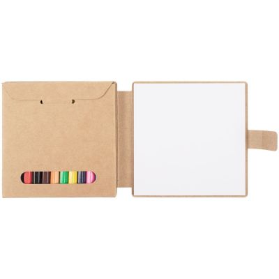 Набор цветных карандашей с блокнотом Pencilvania Traveler-1