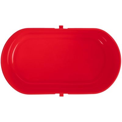 Ланчбокс Lunch Break, красный с белым-4