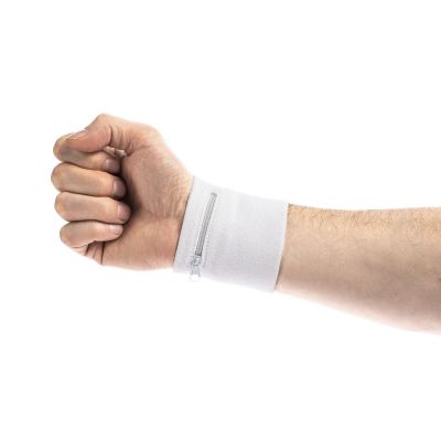 Напульсник с карманом Fiksu, белый-4