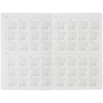 Ежедневник Slip, недатированный, черный-4