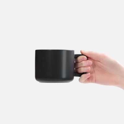 Чашка Jumbo в коробке матовая, черная-2