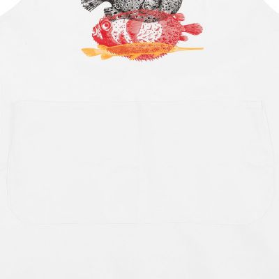 Фартук «Морские обитатели», белый-1