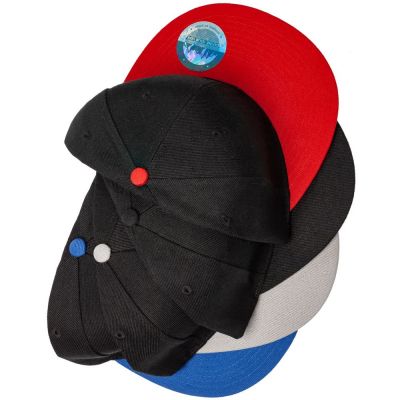 Бейсболка Ben Hope с прямым козырьком, черная с красным-6