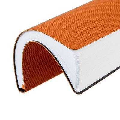 Ежедневник Knit, недатированный, оранжевый-5